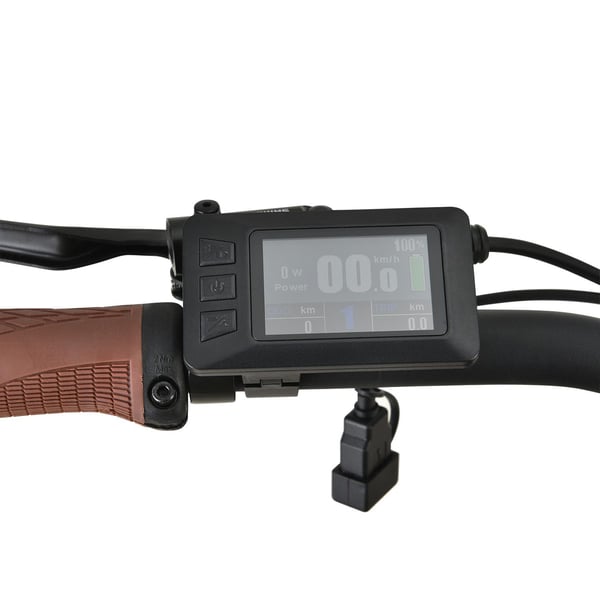 FitNord Ava 700 Elcykel, svart (720 Wh batteri)  med ytterligare ett års garanti 5