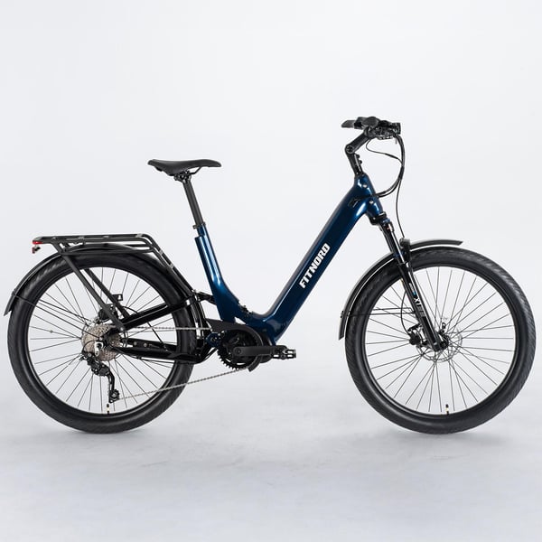 FitNord Ava 700FS NightSky Elcykel, mörkblå, ram 48 cm, däck 27,5", batteri 720 Wh 1