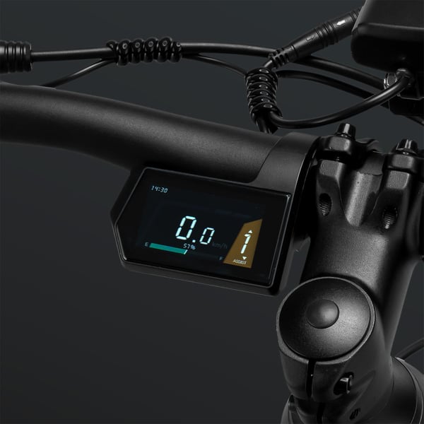 FitNord Ranger 900 Elmountainbike 2024, svart (856,8 Wh batteri) 10