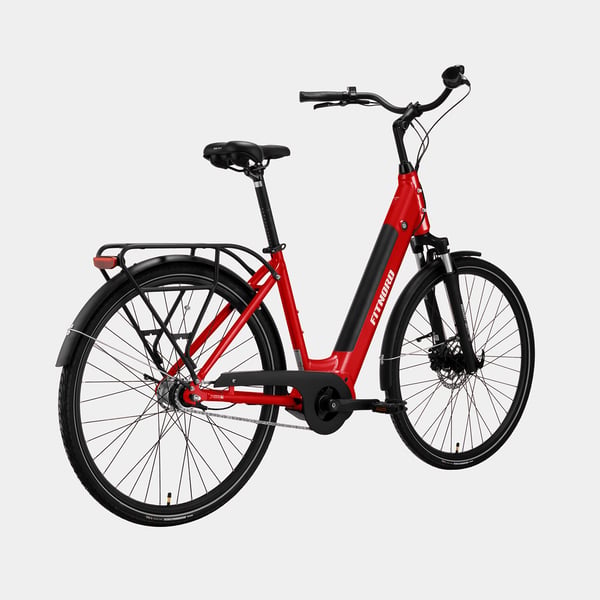 FitNord Classic 500 Elcykel 2024, röd (612 Wh batteri) 5