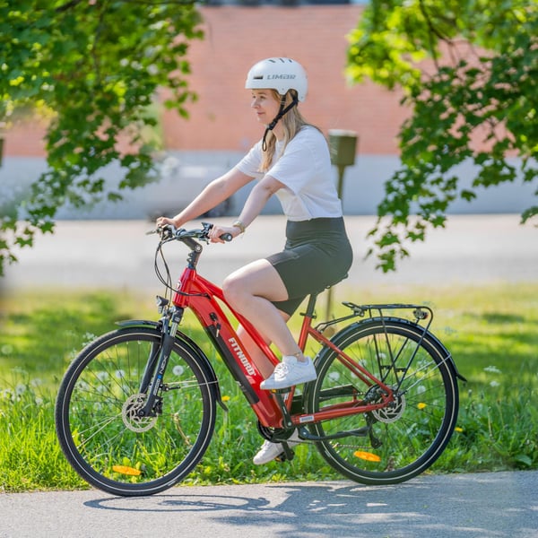 FitNord Ava 300 Elcykel, röd (720 Wh batteri) 2