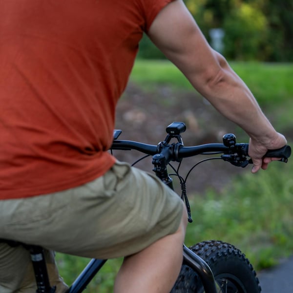 FitNord Rumble 900 Elfatbike 2023, svart (882 Wh batteri)