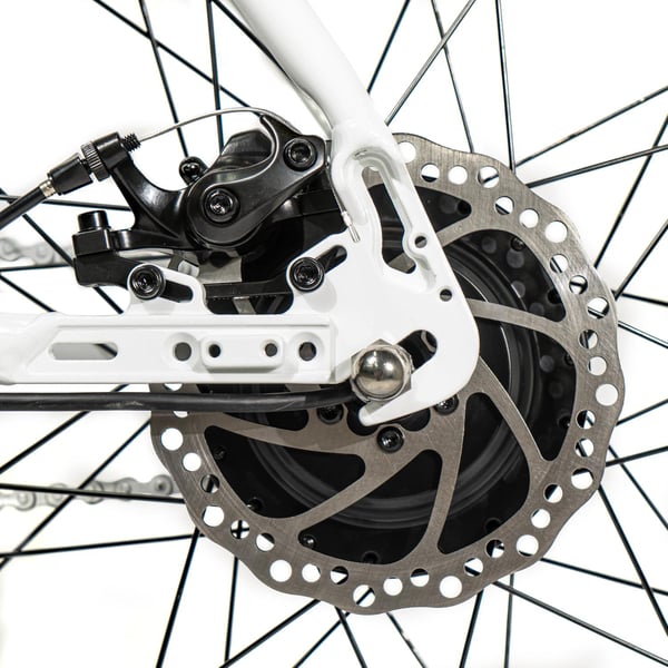 FitNord Flow Elcykel, Vit