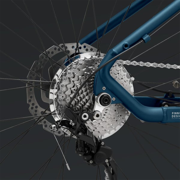 FitNord Rumble 1000 Elfatbike 2024, blå (856,8 Wh batteri) 8