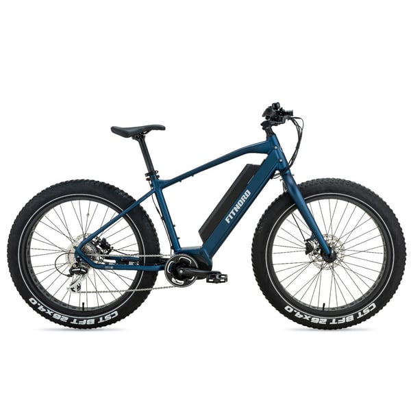FitNord Rumble 500 Elfatbike 2024, blå (720 Wh batteri) 1