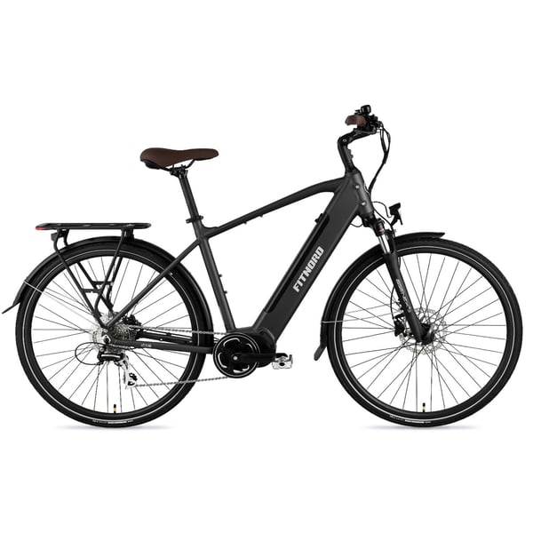 FitNord Venture 500 Elcykel 2024, svart (612 Wh)  med ytterligare ett års garanti 1