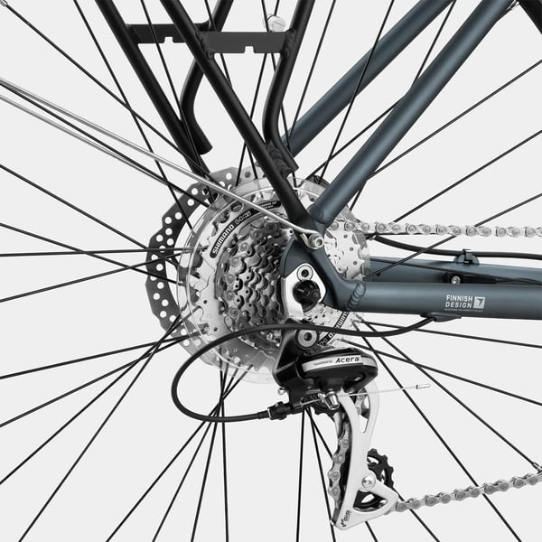FitNord Venture 500 Elcykel 2024, grafitgrå (612 Wh)  med ytterligare ett års garanti 7