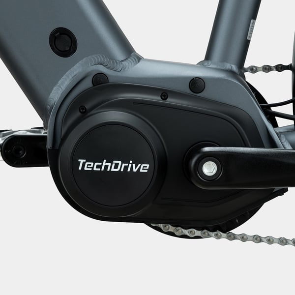 FitNord Venture 500 Elcykel 2024, grafitgrå (612 Wh)  med ytterligare ett års garanti 6