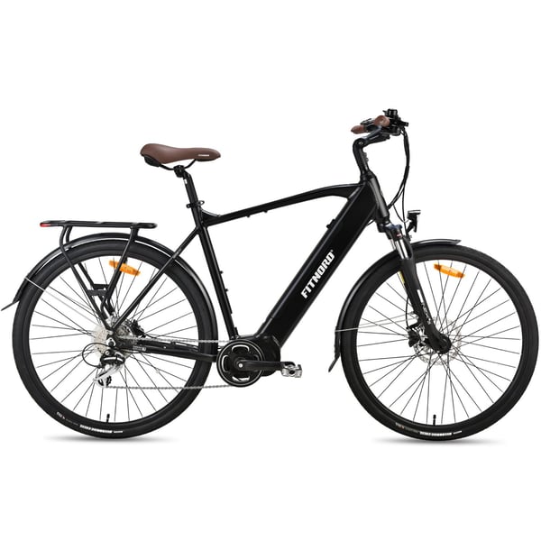 FitNord Venture 500 Elcykel, svart (630 Wh)  med ytterligare ett års garanti 1