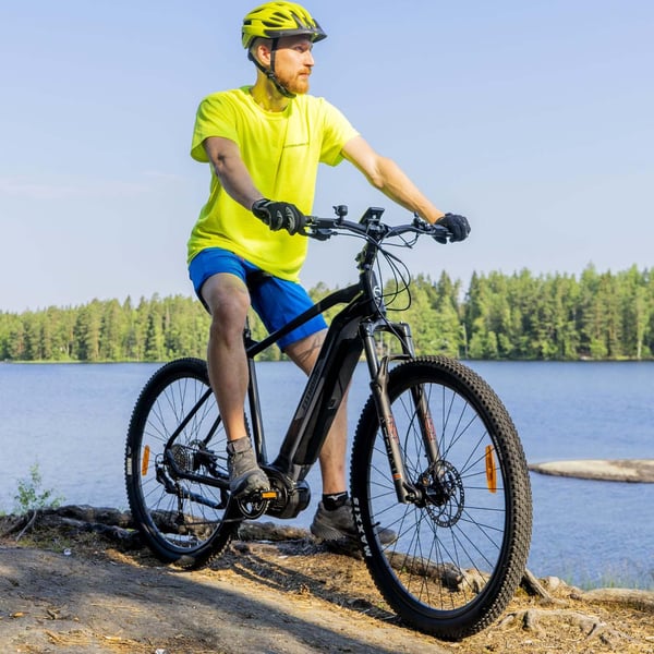 FitNord Ranger 900 Elmountainbike 2023, svart (882 Wh batteri)