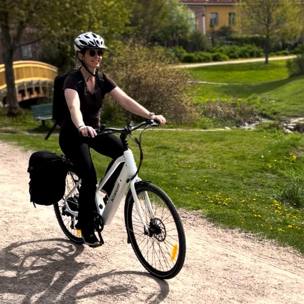 Scushi Norway Universe Elcykel, vit (360 Wh batteri) 3