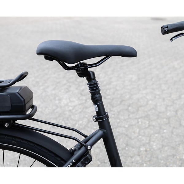 Winther Superbe 3 Elcykel, Svart matt