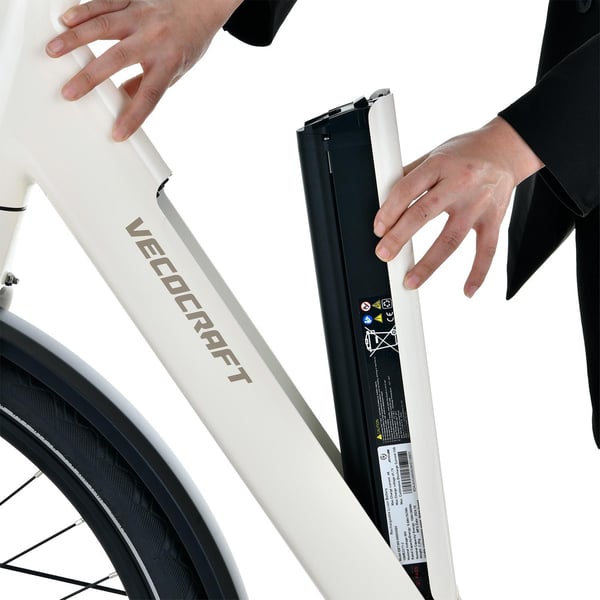 Vecocraft LUNA 2.0 Elcykel 360 Wh, vit 3