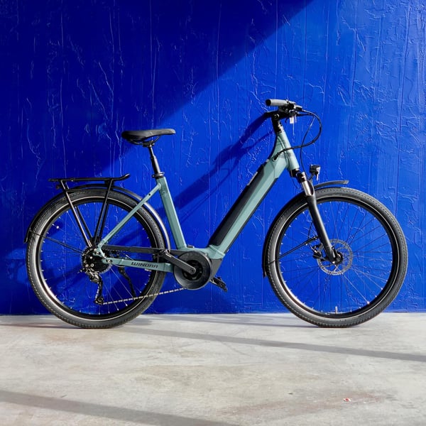 **DEMO STOCKHOLM** Winora Sinus 9 Wave i625 Wh 9–G Cues Elcykel 50 cm 1