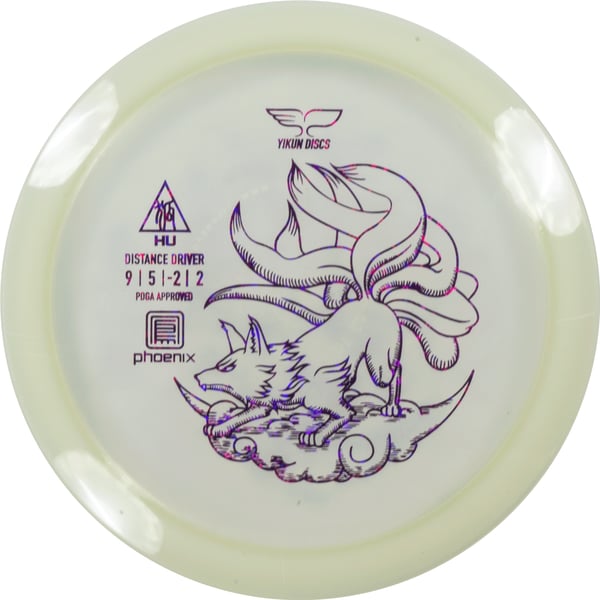 Yikun Phoenix Line Hu Frisbee Golf Disc, vit