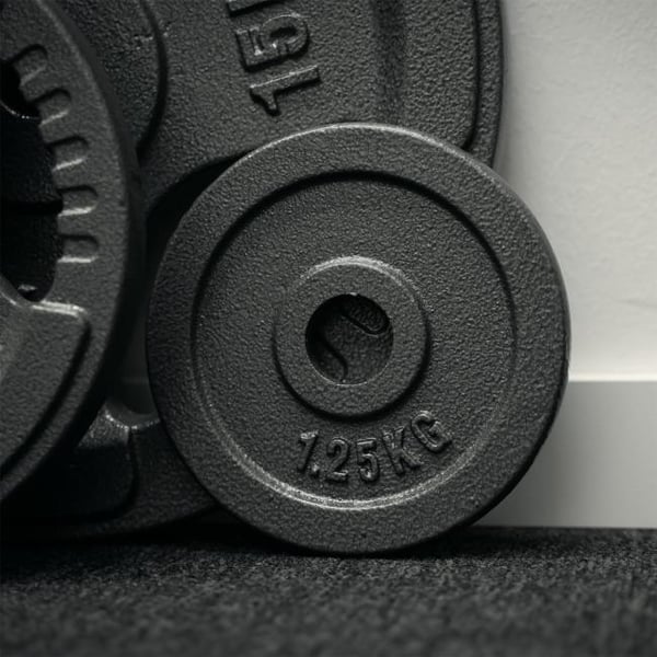 FitNord Viktskiva 30 mm, Gjutjärn 1,25 kg