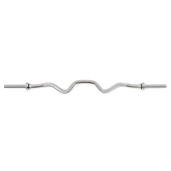 FitNord Super-vinklad stång 120 cm, 30 mm för viktskivor