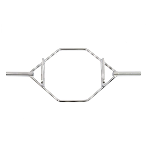 FitNord Hex Bar Marklyftstång, silver
