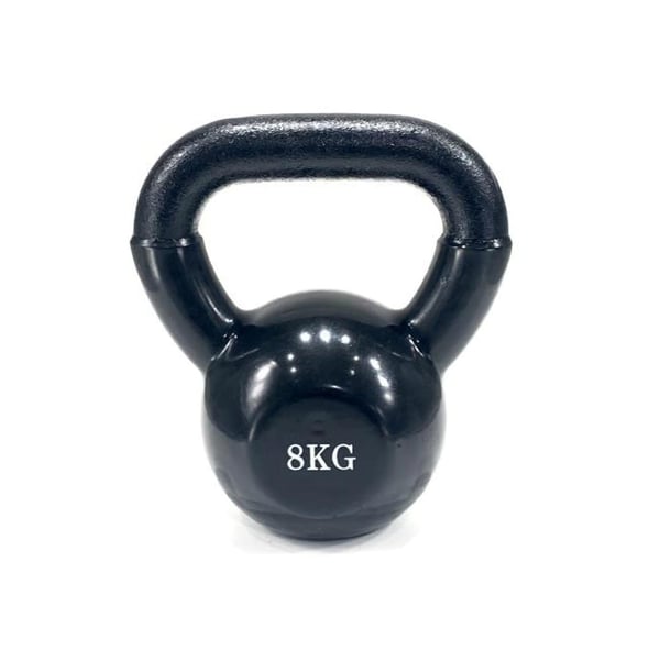 FitNord Vinylbelagd Kettlebell 8 kg