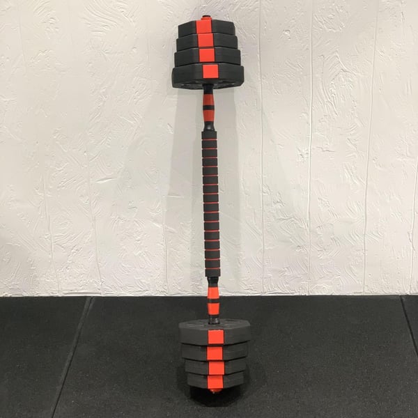 FitNord Justerbart Hantel- och Pump-set, Vinyl 30 kg