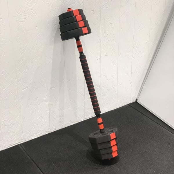 FitNord Justerbart Hantel- och Pump-set, Vinyl 30 kg