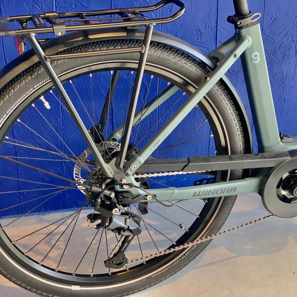 **DEMO STOCKHOLM** Winora Sinus 9 Wave i625 Wh 9–G Cues Elcykel 625Wh 46 cm