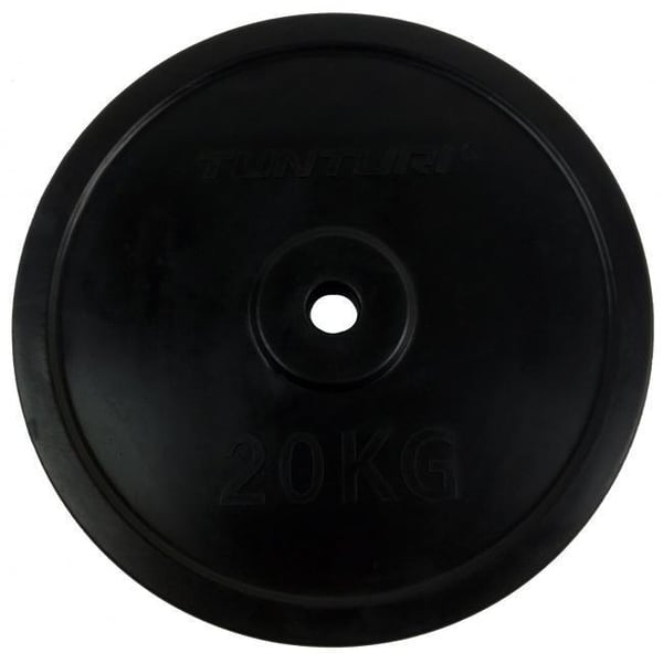 Tunturi Gummerad Viktskiva 30 mm, 20 kg