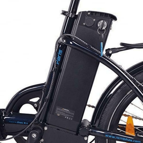 Hopfällbar elcykel NCM Paris (540 Wh batteri)