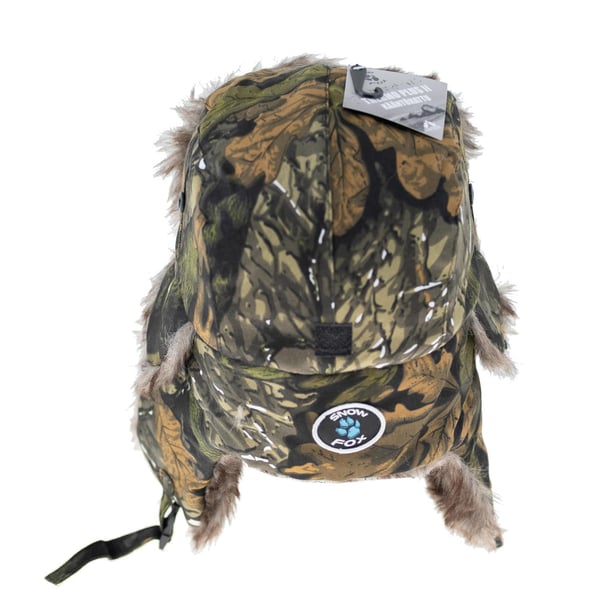 SnowFox Thermo Plus Vändbar mössa Camo/Orange