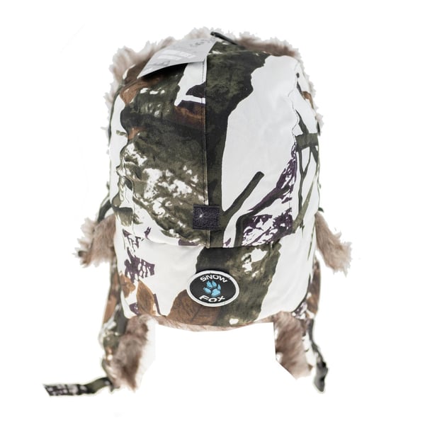 SnowFox Thermo Plus Vändbar mössa White Camo/Orange