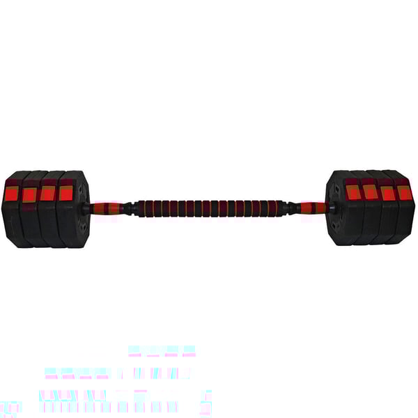 SportVida Justerbara hantlar 40 kg, röda