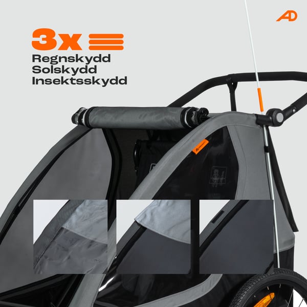 ArmorDuty TR-02 Cykelvagn för ett barn