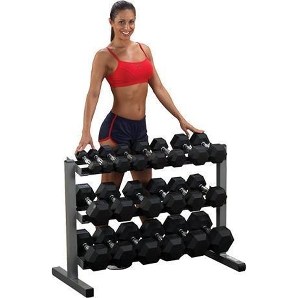 Hantelställ, Body-Solid, 3 nivåer