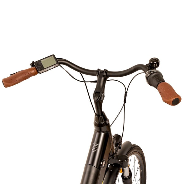 FitNord Classic 500 Elcykel, svart (630 Wh batteri)  med ytterligare ett års garanti