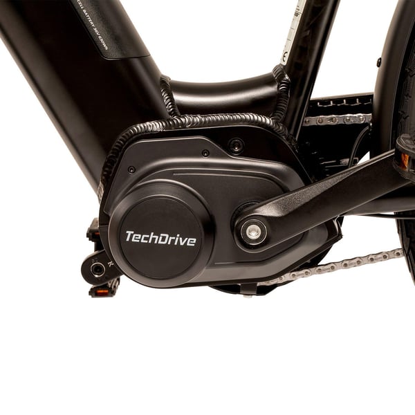 FitNord Classic 500 Elcykel, svart (630 Wh batteri)  med ytterligare ett års garanti