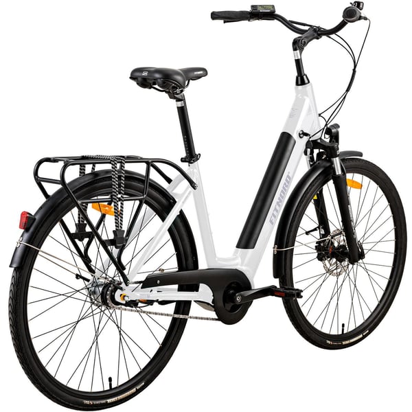 FitNord Classic 500 Elcykel 2023, vit (630 Wh batteri)