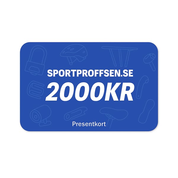Presentkort för cykeltillbehör 2000kr