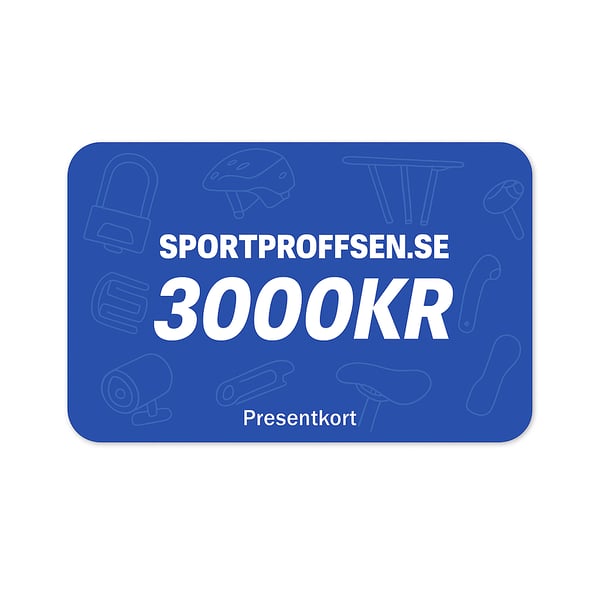 Presentkort för cykeltillbehör 3000kr