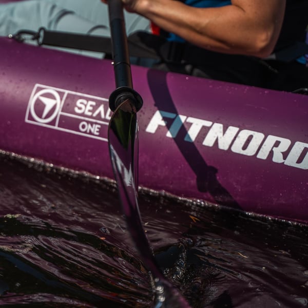 FitNord Seal One ensitsig kajak, mörklila 2025
