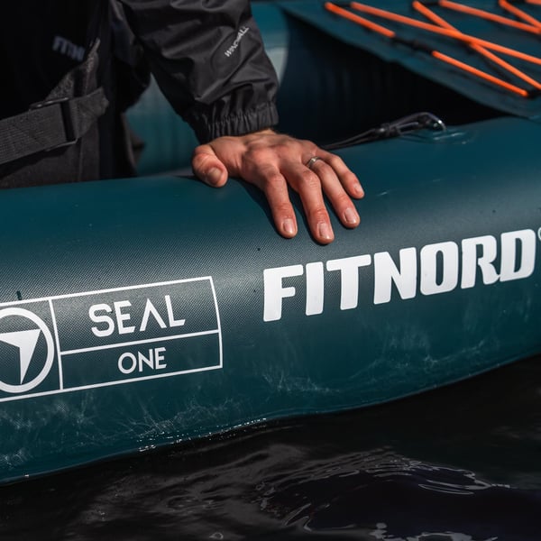 FitNord Seal One ensitsig kajak, mörkgrön 2025