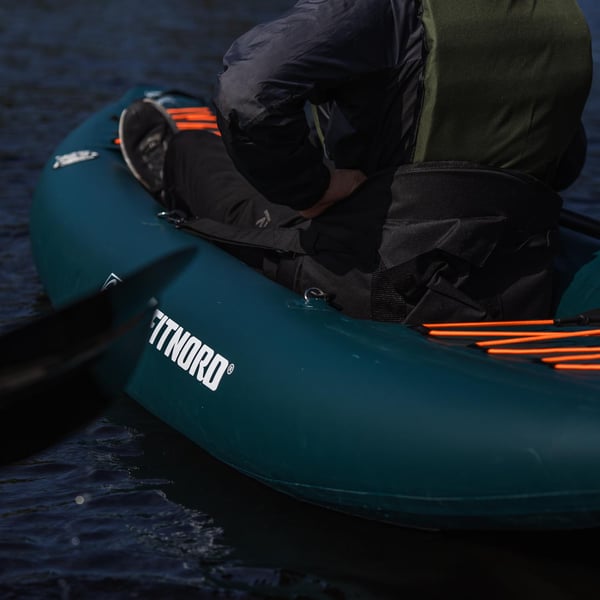 FitNord Seal One ensitsig kajak, mörkgrön 2025