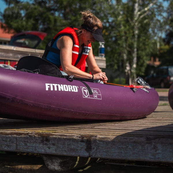FitNord Seal One ensitsig kajak, mörklila 2025