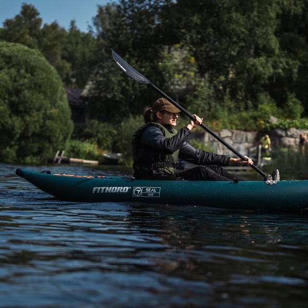 FitNord Seal One ensitsig kajak, mörkgrön 2025