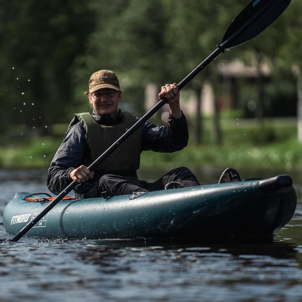 FitNord Seal One ensitsig kajak, mörkgrön 2025