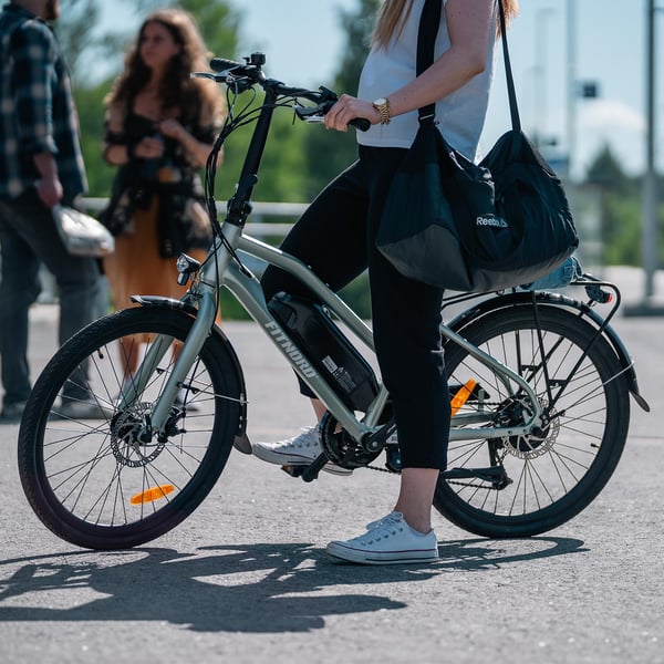 FitNord Ava Urban Elcykel, mint (360 Wh batteri)