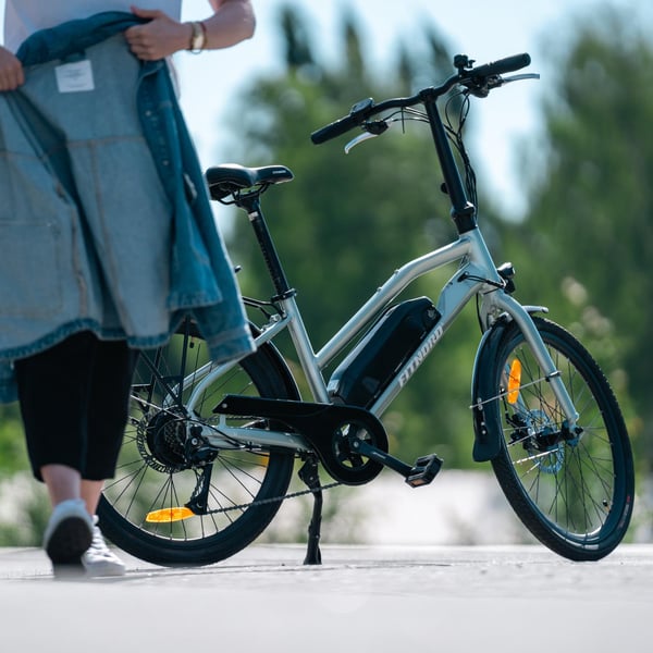 FitNord Ava Urban Elcykel, mint (360 Wh batteri)