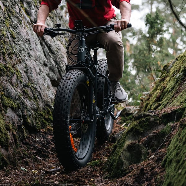 FitNord Rumble 1000 Elfatbike 2024, svart (856,8 Wh batteri)