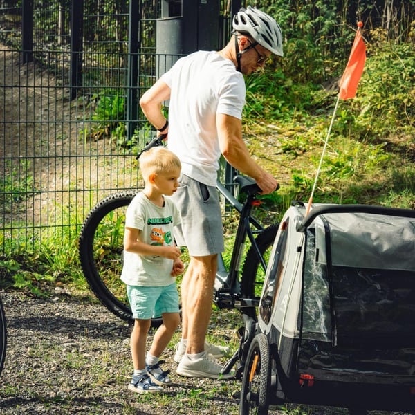 ArmorDuty TR-01 Cykelvagn för två barn