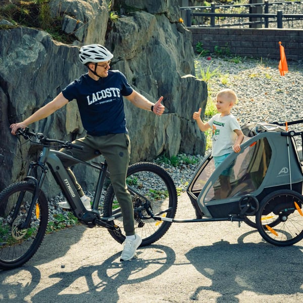 ArmorDuty TR-01 Cykelvagn för två barn