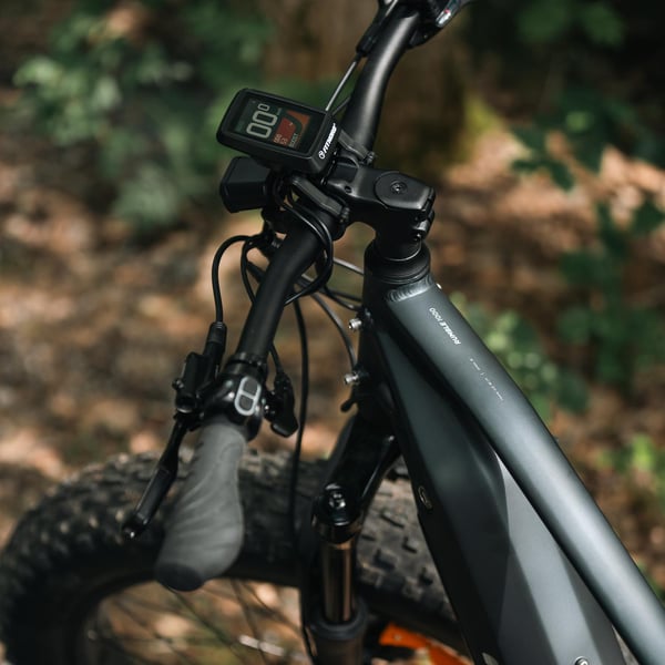 FitNord Rumble 1000 Elfatbike 2024, svart (856,8 Wh batteri)